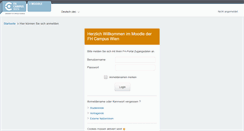 Desktop Screenshot of moodle.fh-campuswien.ac.at